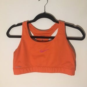 Nike Orange Sports Bra